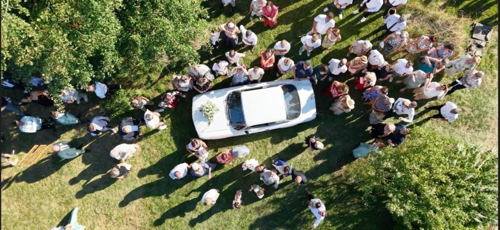 drone mariage Gwen Nani groupe, Vidal Production